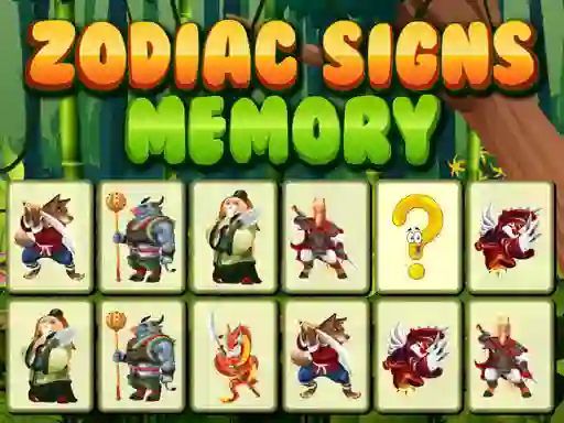 لعبة Zodiac Signs Memory على الانترنت