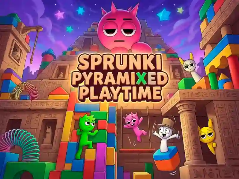 لعبة Sprunki Pyramixed Playtime على الانترنت