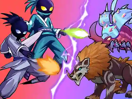 لعبة Stick Ninja Survival على الانترنت