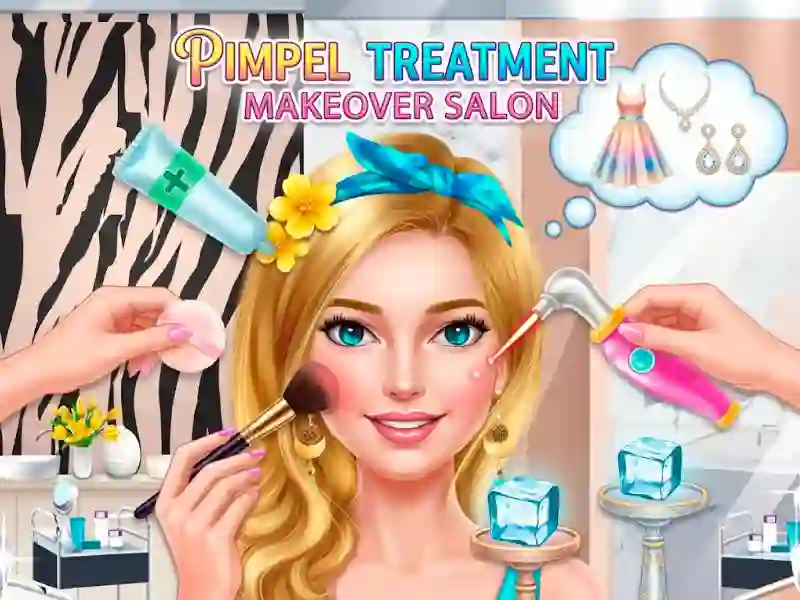 لعبة Pimple Treatment Makeover Salon على الانترنت