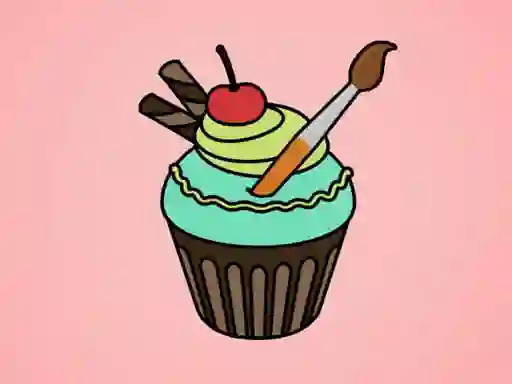 لعبة Yummy Cupcake Coloring على الانترنت