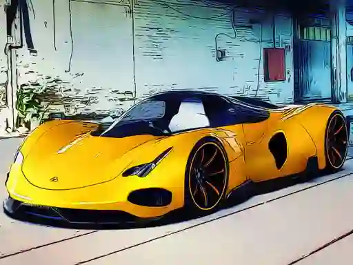لعبة Futuristic Car Models على الانترنت