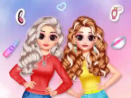 لعبة Besties Makeover Salon على الانترنت