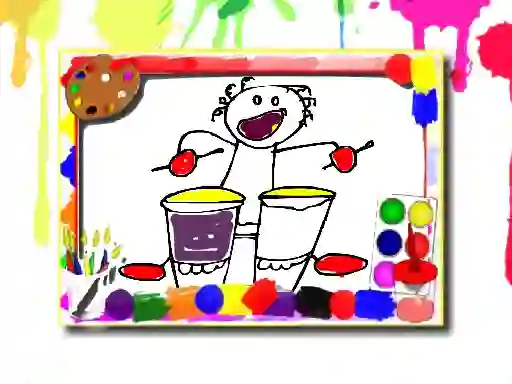 لعبة Music Coloring Book على الانترنت