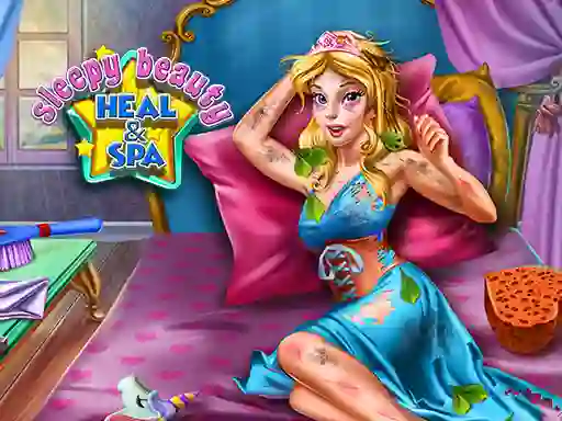 لعبة Sleepy Beauty Heal and Spa على الانترنت