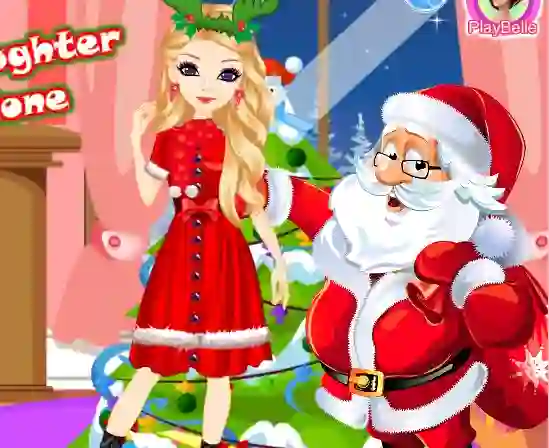 لعبة Santa's Daughter Home Alone على الانترنت