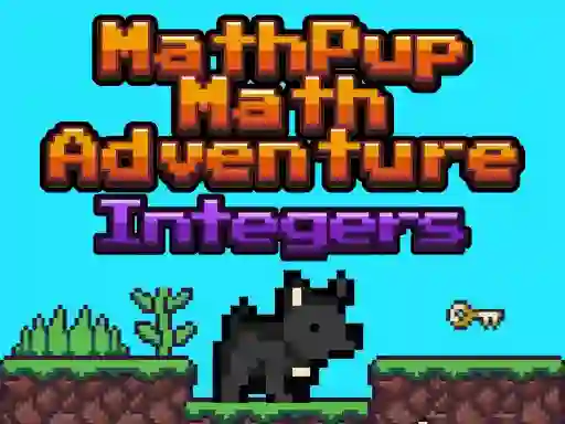 لعبة MathPup Math Adventure Integers على الانترنت