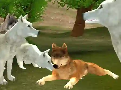 لعبة Wild Wolves Hunger Attack على الانترنت