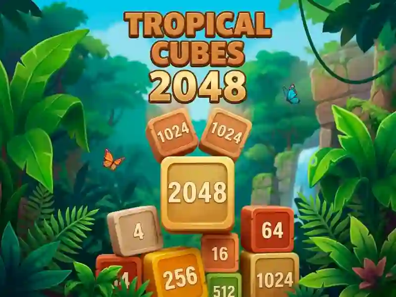 لعبة Tropical Cubes 2048 على الانترنت