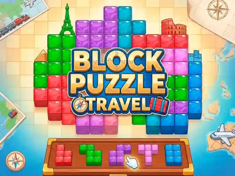 لعبة Block Puzzle Travel على الانترنت
