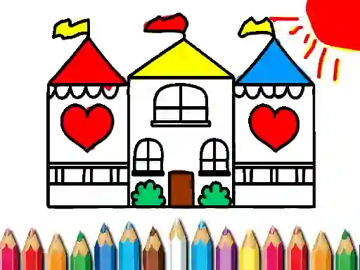 لعبة Back To School Coloring Book DOLL HOUS على الانترنت
