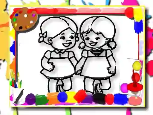 لعبة Kids Coloring Time على الانترنت