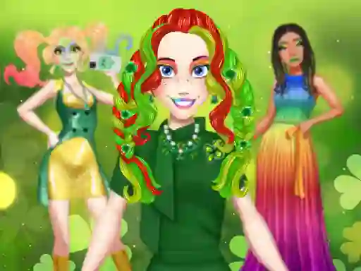لعبة St Patrick's Day Princess Challenge على الانترنت