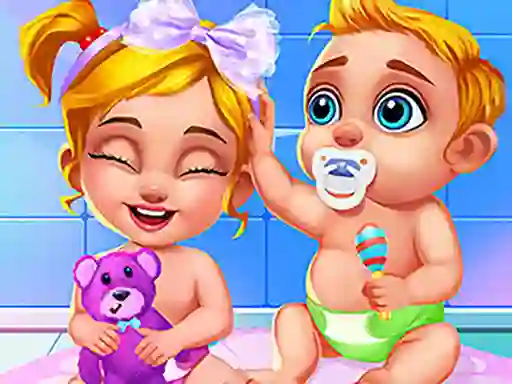 لعبة Newborn Sweet Baby Twins على الانترنت