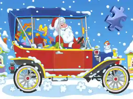 لعبة Christmas Cars Jigsaw على الانترنت
