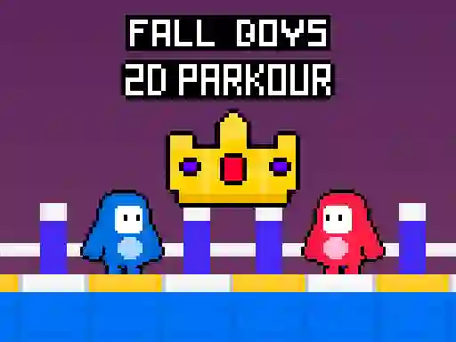 لعبة Fall Boys 2D Parkour على الانترنت