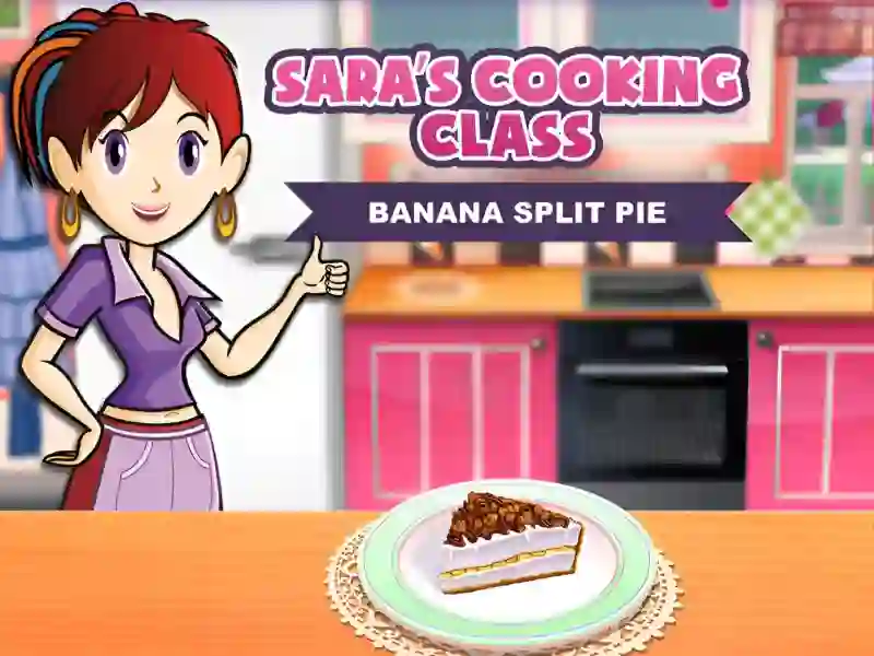 لعبة Banana Split Pie: Sara`s Cooking Class على الانترنت