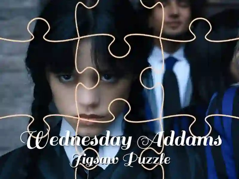 لعبة Wednesday Addams Jigsaw Puzzle على الانترنت