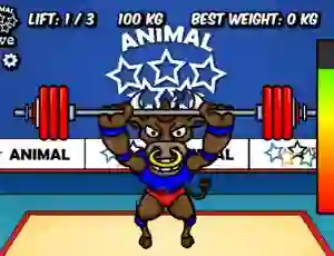 لعبة Animal Olympics Weight Lifting على الانترنت