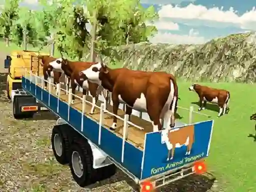 لعبة Offroad Animal Truck Transport على الانترنت