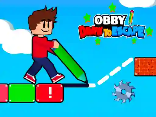 لعبة Obby Draw to Escape على الانترنت