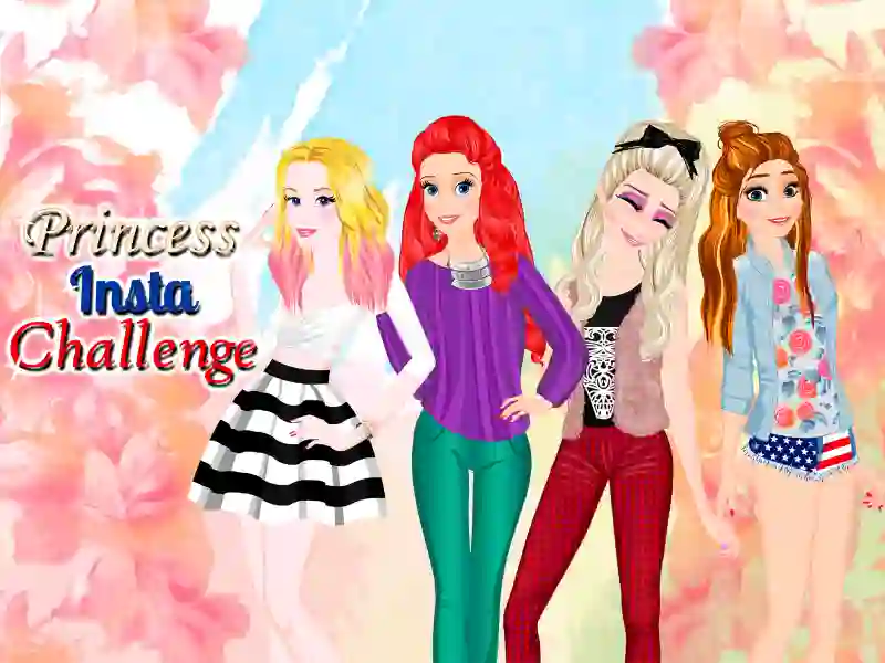لعبة Princesses: Instagram Challenge على الانترنت