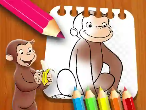 لعبة Curious George Coloring Book على الانترنت