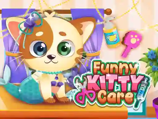 لعبة Funny Kitty Care على الانترنت
