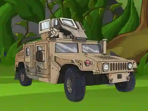 لعبة Army Vehicles Memory على الانترنت