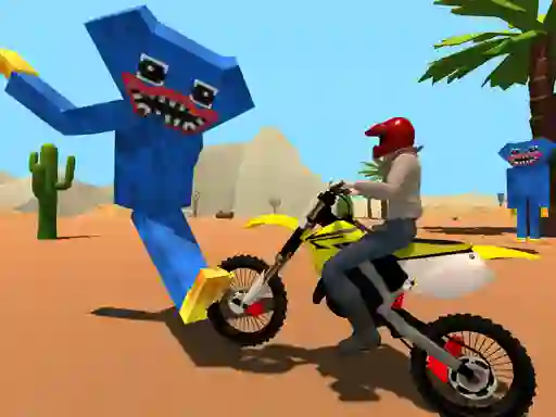 لعبة Motoracer vs Huggy على الانترنت