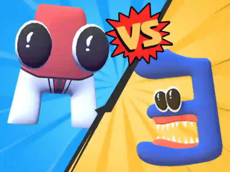 لعبة Merge Alphabet 3D على الانترنت