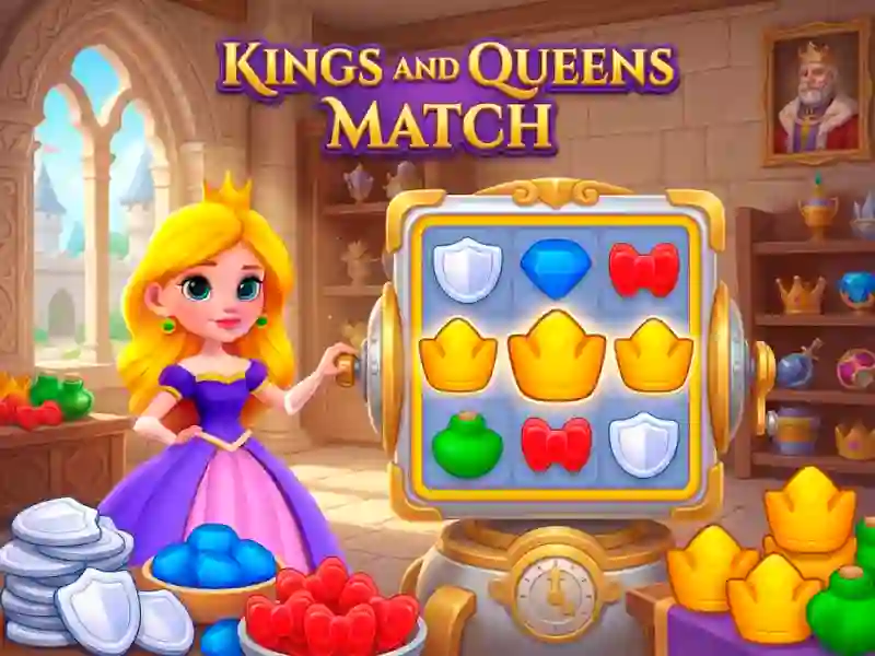 لعبة Kings and Queens Match على الانترنت