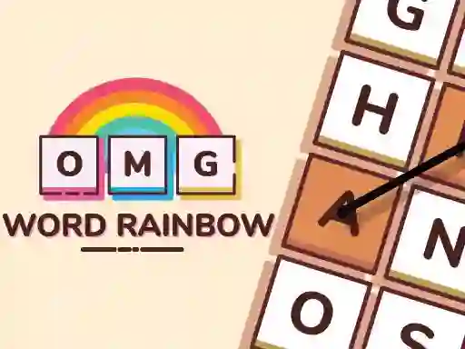 لعبة Omg Word Rainbow على الانترنت