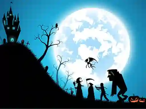 لعبة Happy Halloween Jigsaw على الانترنت