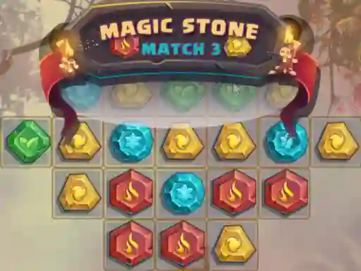 لعبة Magic Stone Match 3 على الانترنت
