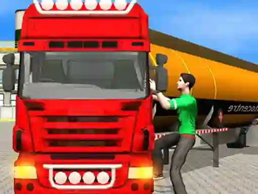 لعبة Oil Tanker Transporter Truck Simulator على الانترنت