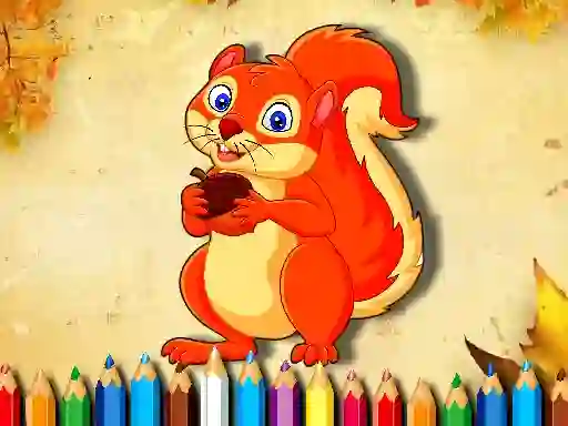 لعبة Squirrel Coloring Book على الانترنت