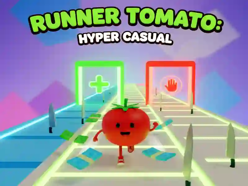 لعبة Runner Tomato: Hyper Casual على الانترنت