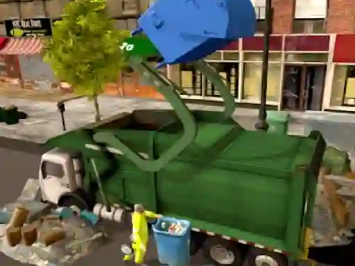 لعبة Town Clean Garbage Truck على الانترنت