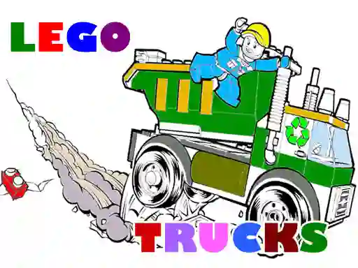 لعبة Lego Trucks Coloring على الانترنت