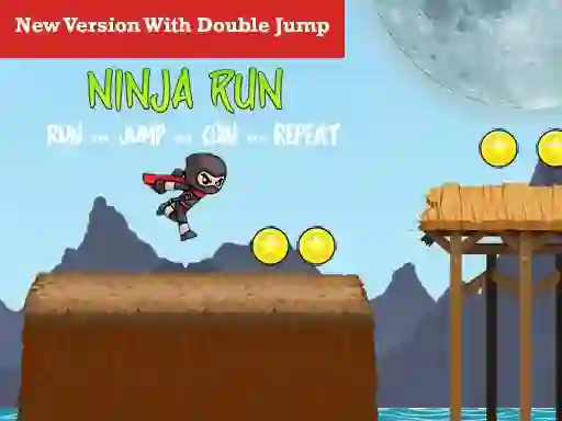 لعبة Ninja Run Double Jump على الانترنت