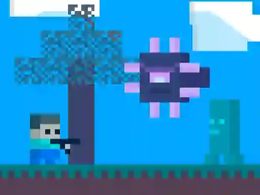 لعبة Steve AdventureCraft Aqua على الانترنت