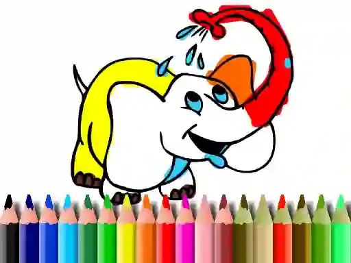 لعبة Back To School: Elephant coloring على الانترنت