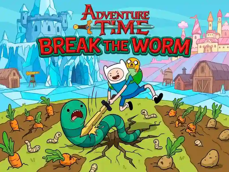 لعبة Adventure Time Break the Worm على الانترنت