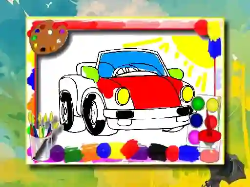 لعبة Cartoon Cars Coloring Book على الانترنت