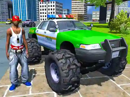 لعبة Monster Truck Stunts Driving Simulator على الانترنت