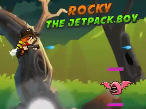 لعبة Rocky The Jetpack Boy على الانترنت