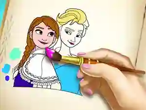 لعبة Ice Kingdom Coloring Book على الانترنت