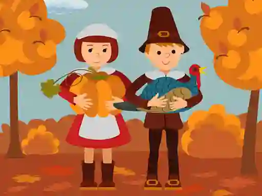 لعبة Thanksgiving Jigsaw على الانترنت