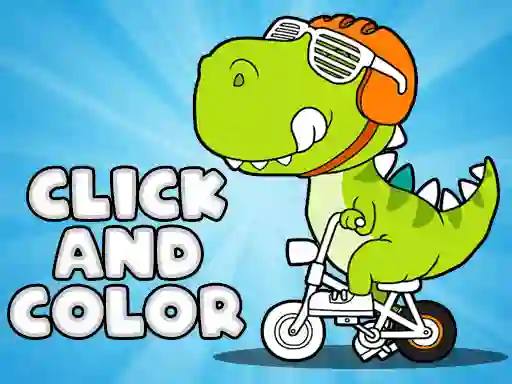 لعبة Click And Color Dinosaurs على الانترنت